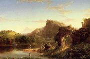 Thomas Cole Italian Sunset Norge oil painting reproduction